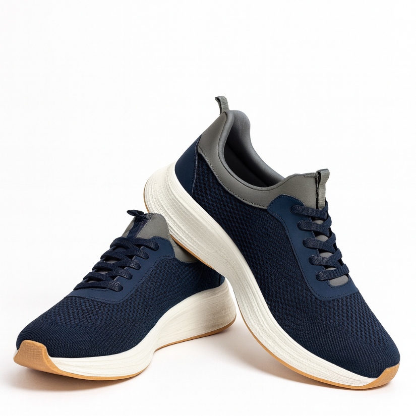 FB Casual - Navy blue, white designs