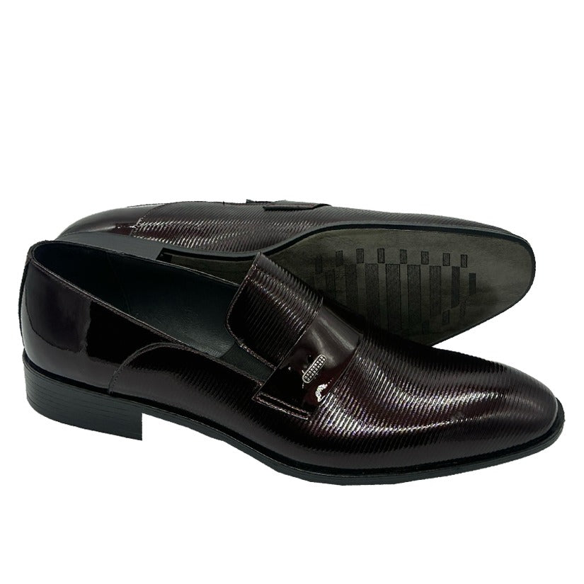 Baggi Leather Shoe - Dark Tan