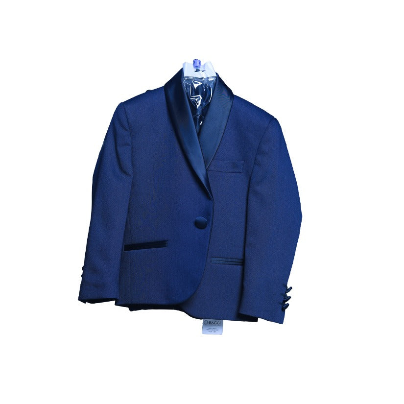 Baggi Kids' suits - Navy blue Tuxedo