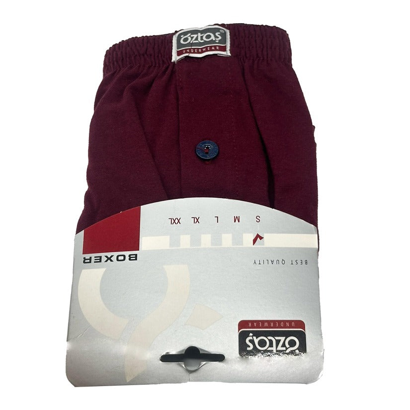 Oztas Men's Boxers - Maroon