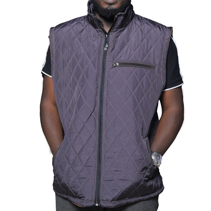 Armless jacket - Charcoal