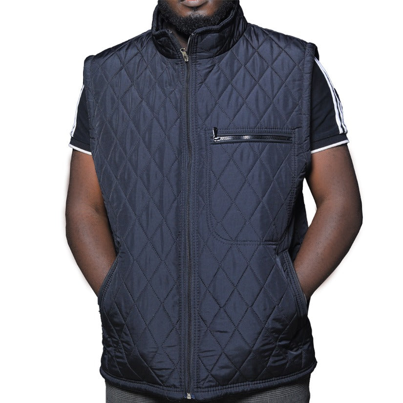 Armless Jacket - Dark blue