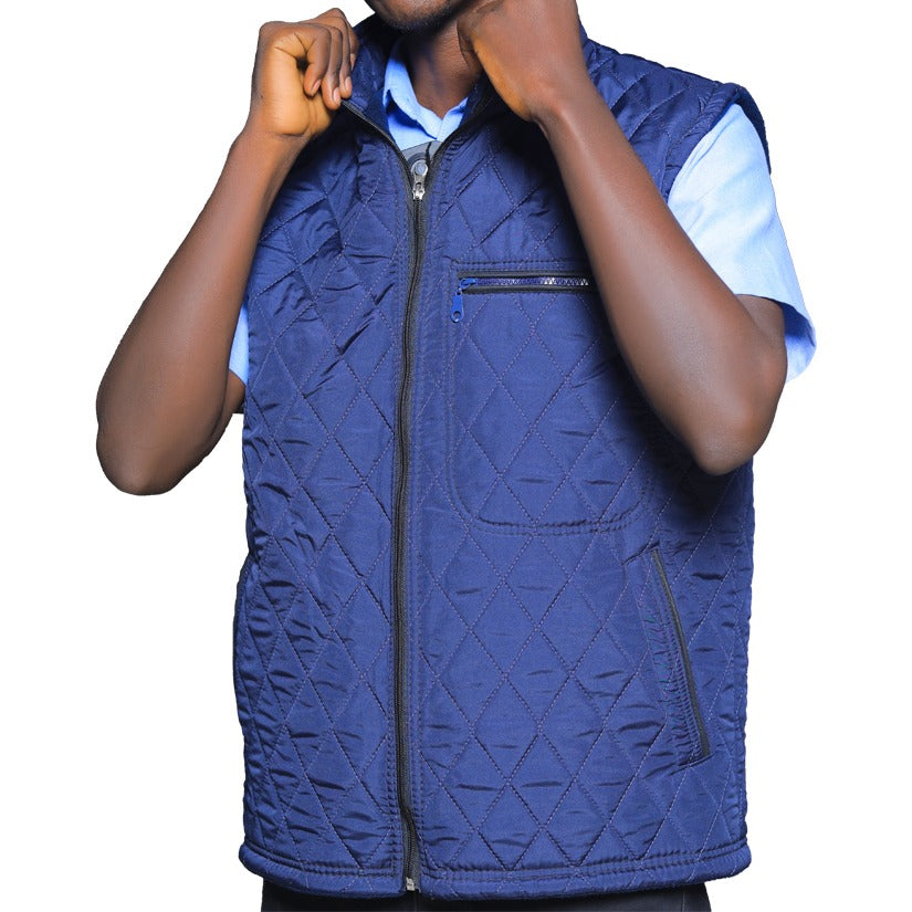 Armless Jacket - Navy Blue
