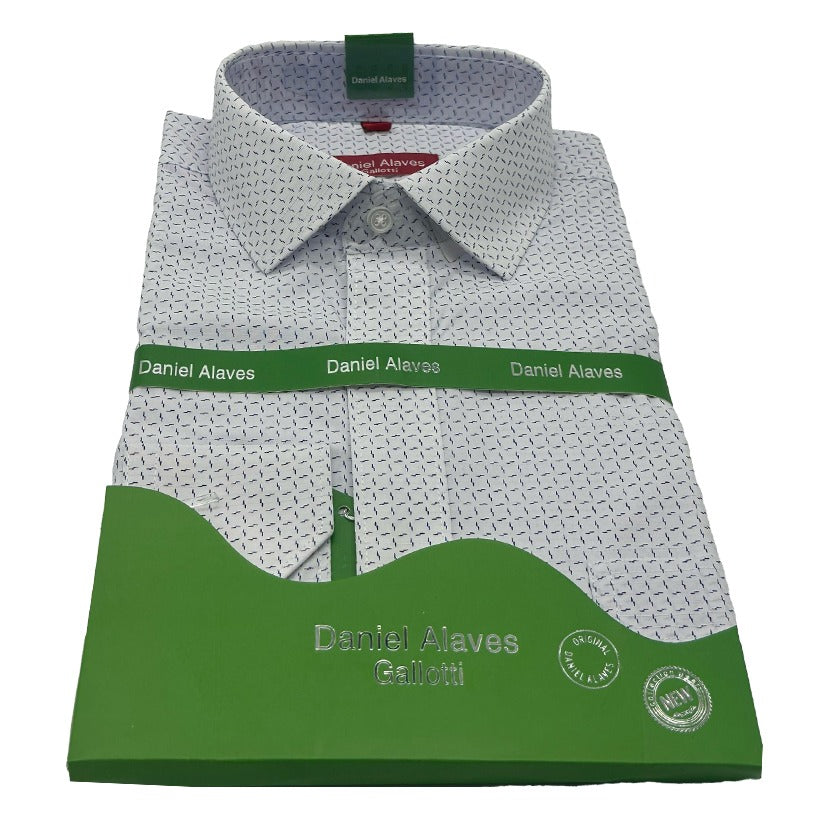 Daniel Alaves Gallotti Shirt - off-white with black pattern