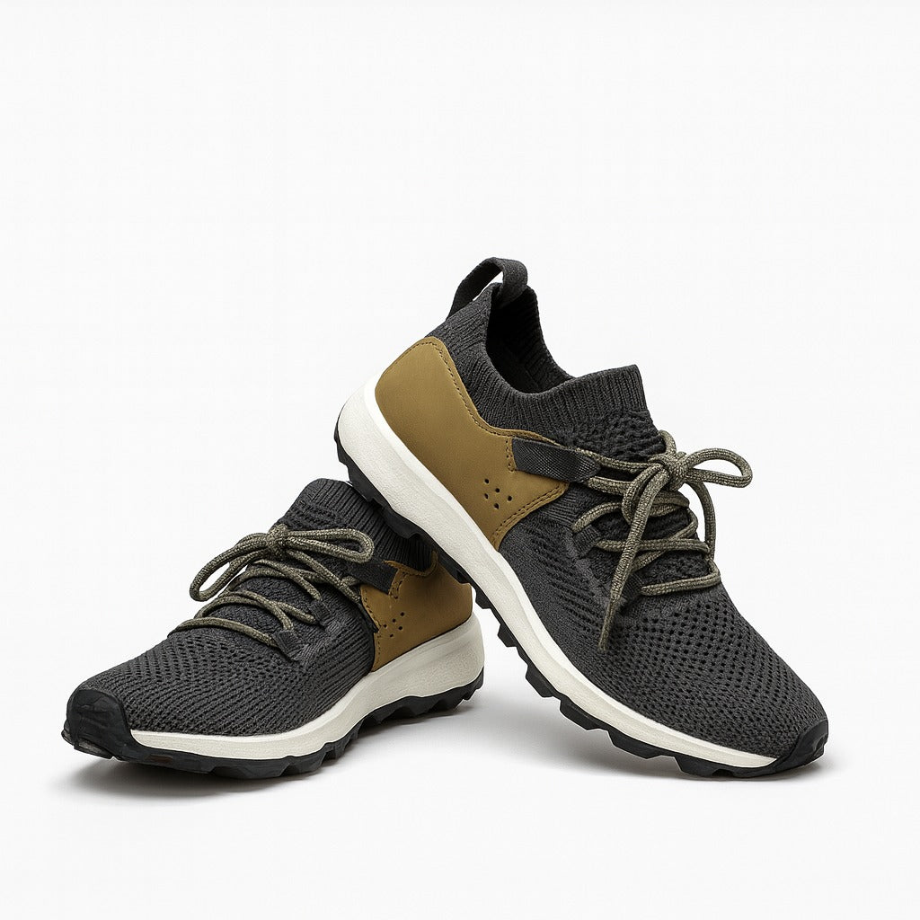 FB Casual Shoes - Gray, Brown design