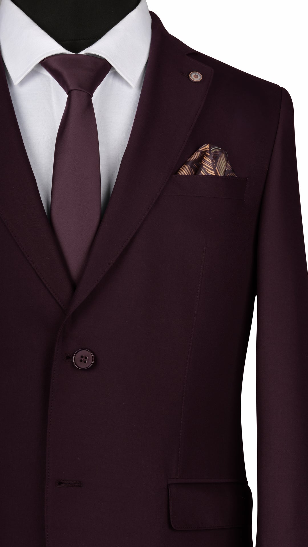 Barcelona Bordeaux suit - Rich burgundy