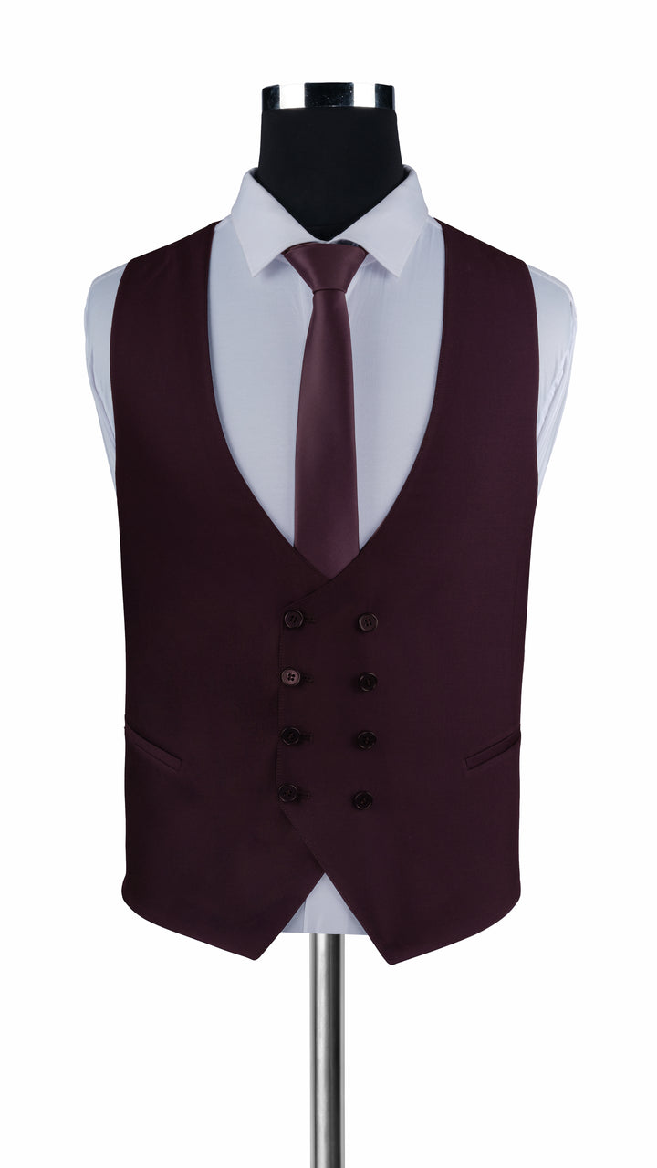 Lisbon Wine suit - Rich burgundy