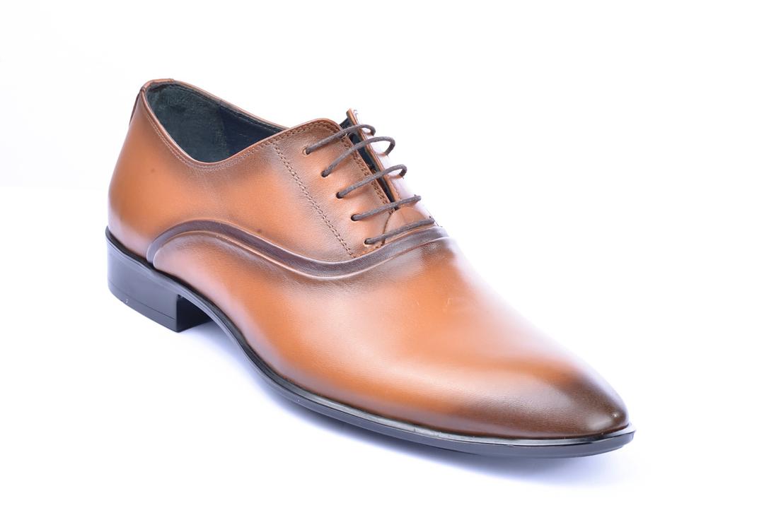 brown leather  shoe Oxford