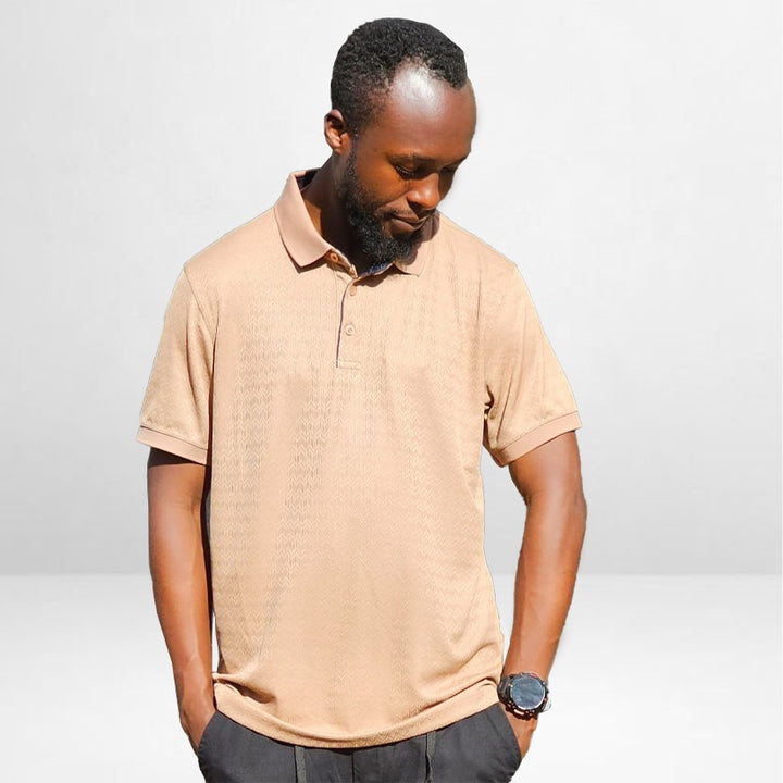 Mc Collar t-shirt - Tan