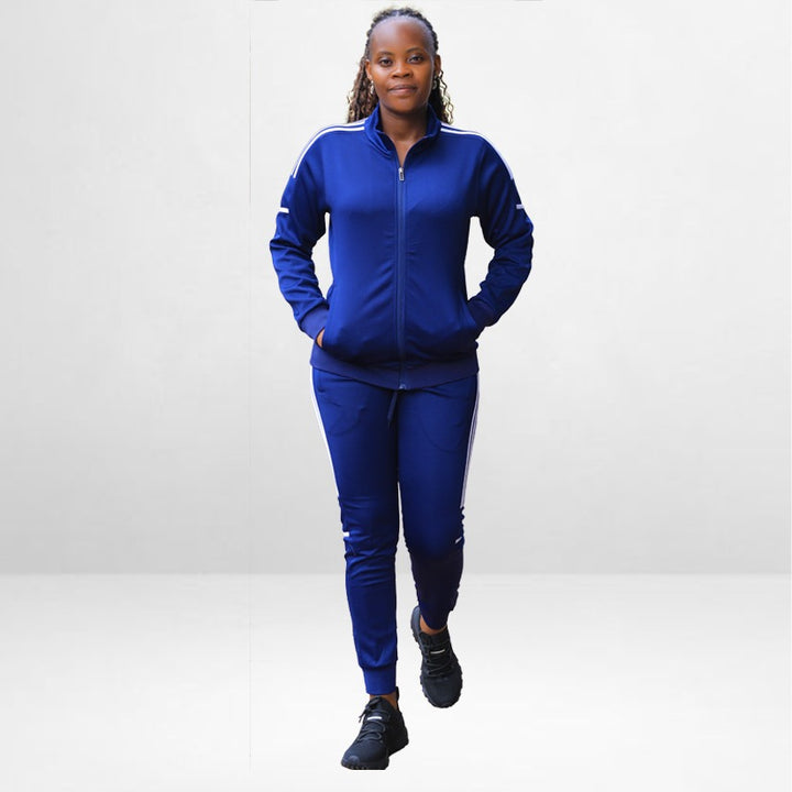 FB Tracksuit - Navy Polkadot