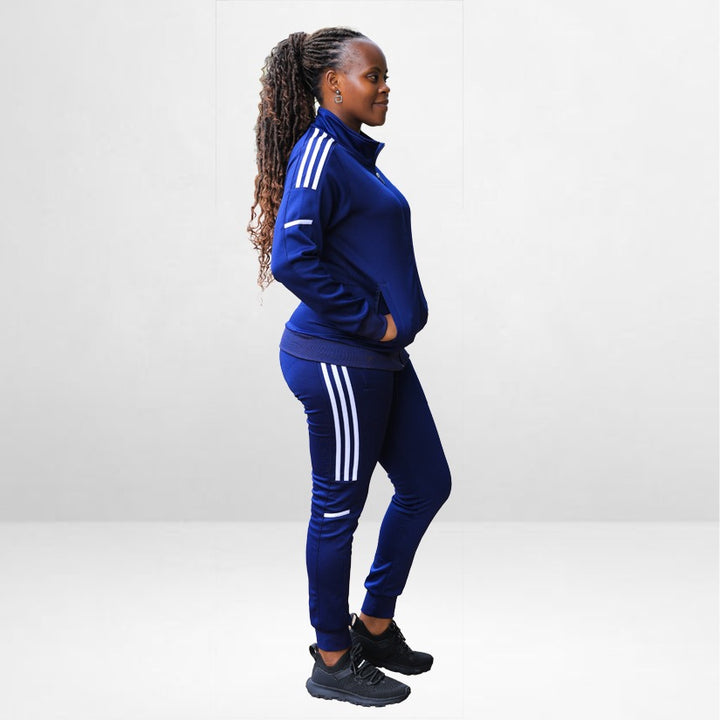 FB Tracksuit - Navy Polkadot